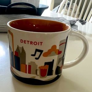 Starbucks You Are Here Detroit Collector’s Mug